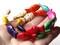 17 24mm Mixed Color Dyed Howlite Fish Beads Full Strand Gemstone Animal Beads